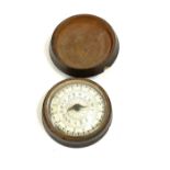 Early 19th century pocket sundial compass Pantochronometer, circa 1830, scientific , treen