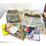 Selection of assorted cigarette cards to include Wills, Players etc