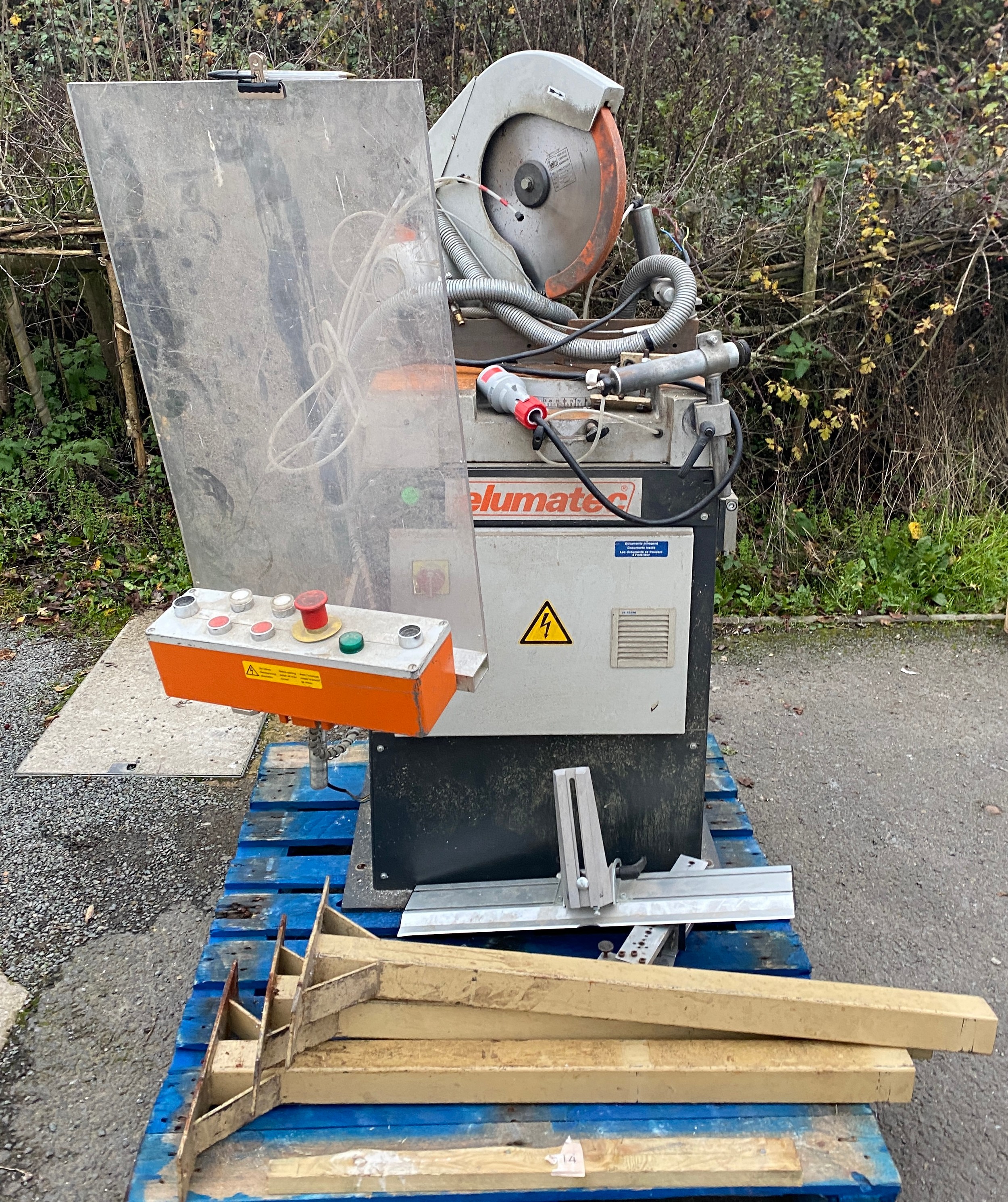 industrial Elumatec mitre saw, untested - Image 2 of 8