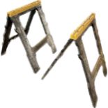 Pair Sawhorse tresels