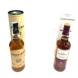 2 Boxed bottles of whiskey includes Knockando single malt whiskey and Glen Marnoch Highland single