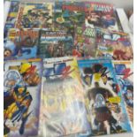 Selection of Marvel comics includes Ben Grimm and Logan Avengers etc