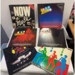 A selection of Now LPS to include NOW 2, NOW 10, NOW 13 and 14 and two other hit albums