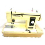 Vintage cased Janome new home sewing machine, 543210, untested