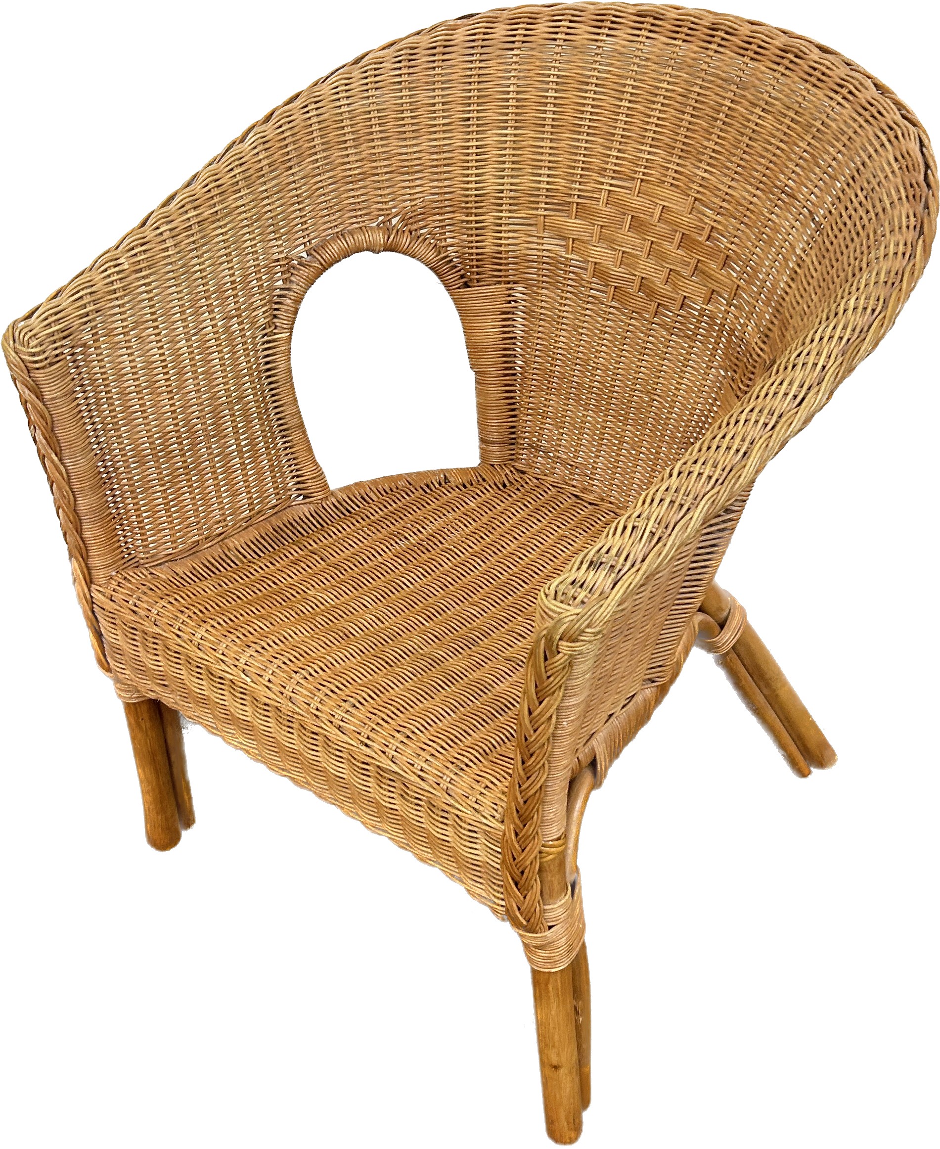 Wicker bedroom chair