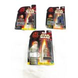 Hasbro boxed Star Wars episode I figures to include Anakin Skywalker, Queen Amidala, Palpatine