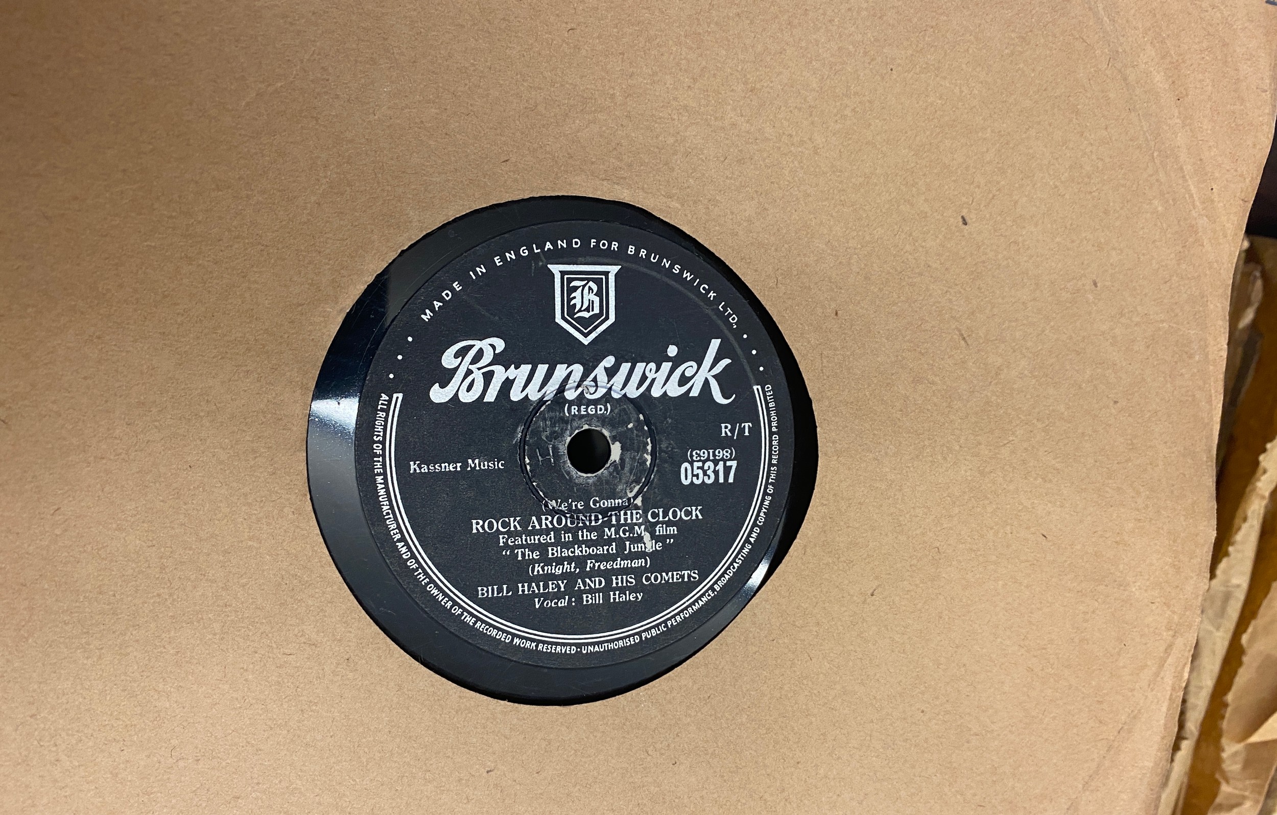 Wooden case of original 78s including haley and the comets, Johnny Ray, Paul Anka, Frankie Lane etc - Bild 3 aus 6