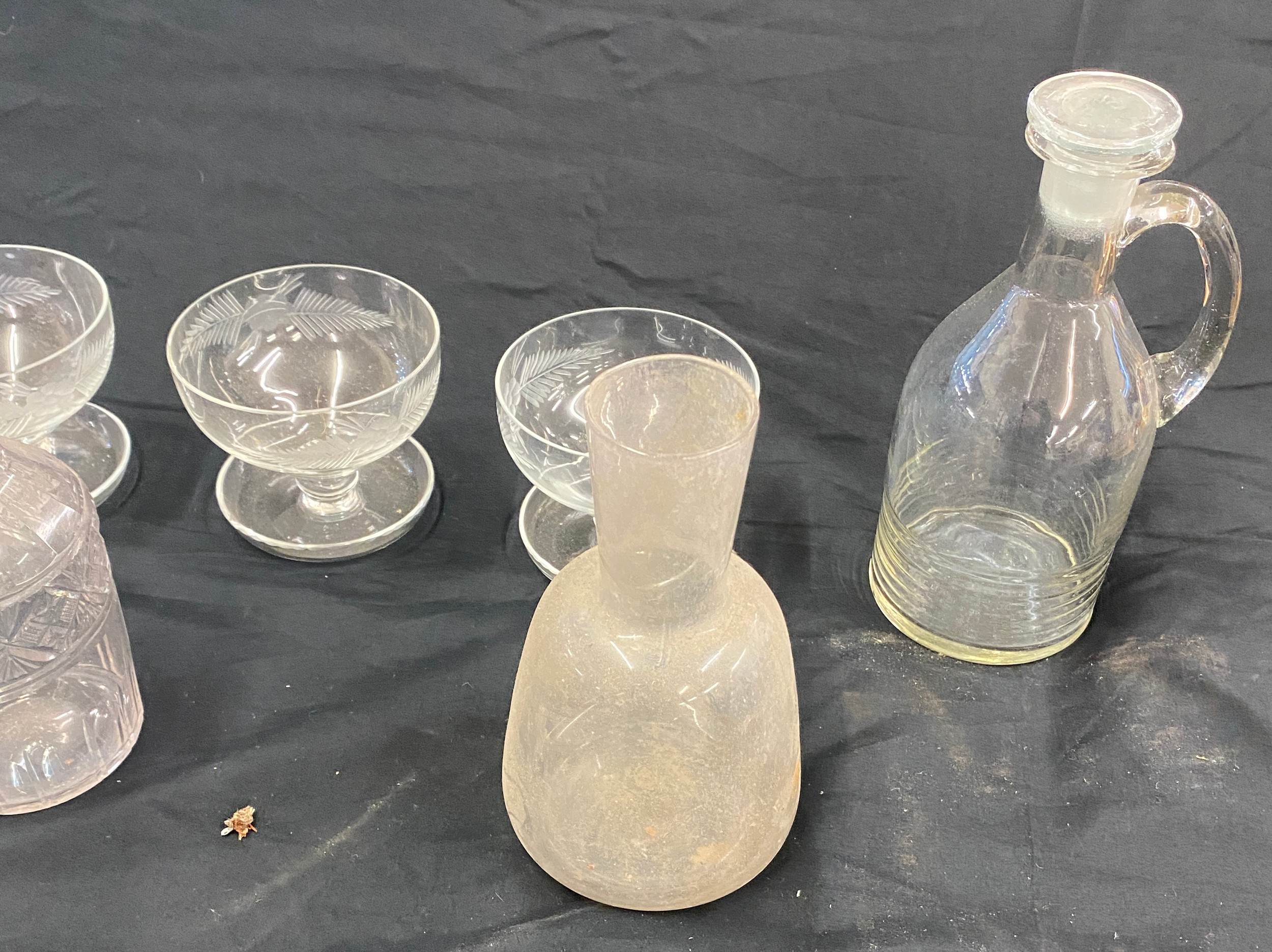 Selection of vintage glass bottles, drinking glasses etc - Image 6 of 6