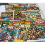 Selection of Marvel The Incredible Hulk comics