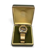 Vintage Boxed gents avia matic 25 jewel wristwatch the watch is ticking