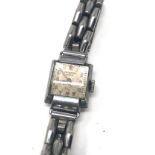 Vintage ladies universal geneve wristwatch the watch is ticking