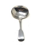 Antique georgian silver tea caddy spoon