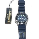 Gents citizen divers automatic wristwatch the watch is ticking