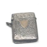 Antique silver vesta cigarette lighter