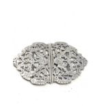 silver hallmarked nurses buckle