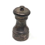 Hallmarked silver pepper mill