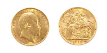 Coins, Great Britain, Edward VII (1901-1910),