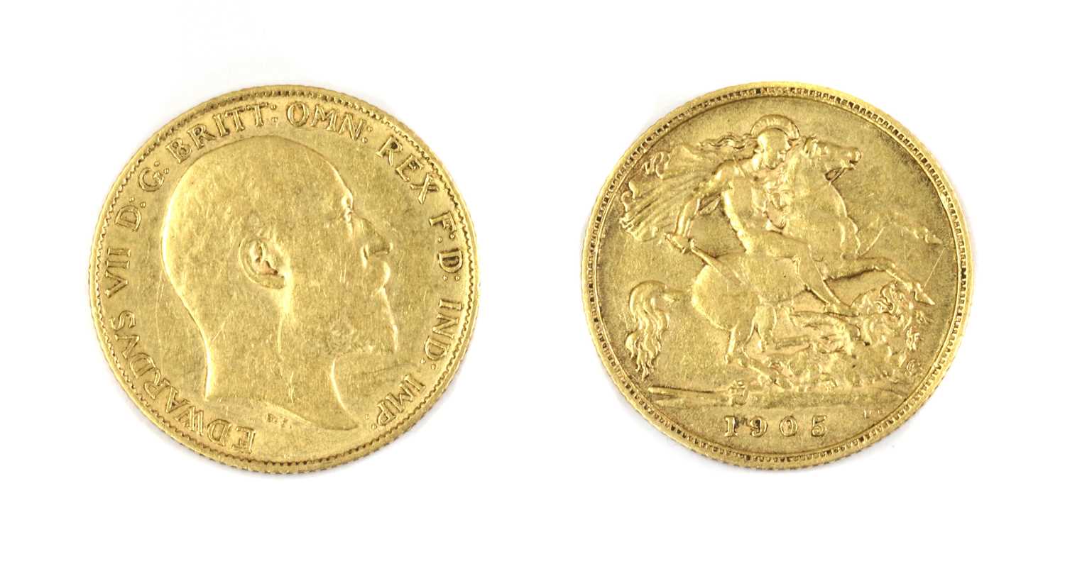 Coins, Great Britain, Edward VII (1901-1910),