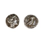 Ancient coins, Greek, Attica, Athens,