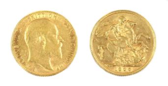 Coins, Great Britain, Edward VII (1901-1920), Sovereign, 1906