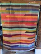 Handcrafted patchwork quilt by Julia Warnes,