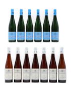 Schloss Reinhartshausen, Riesling, Spatlese Trocken, 1999, (6, boxed) and Erbach, 1999 (7)