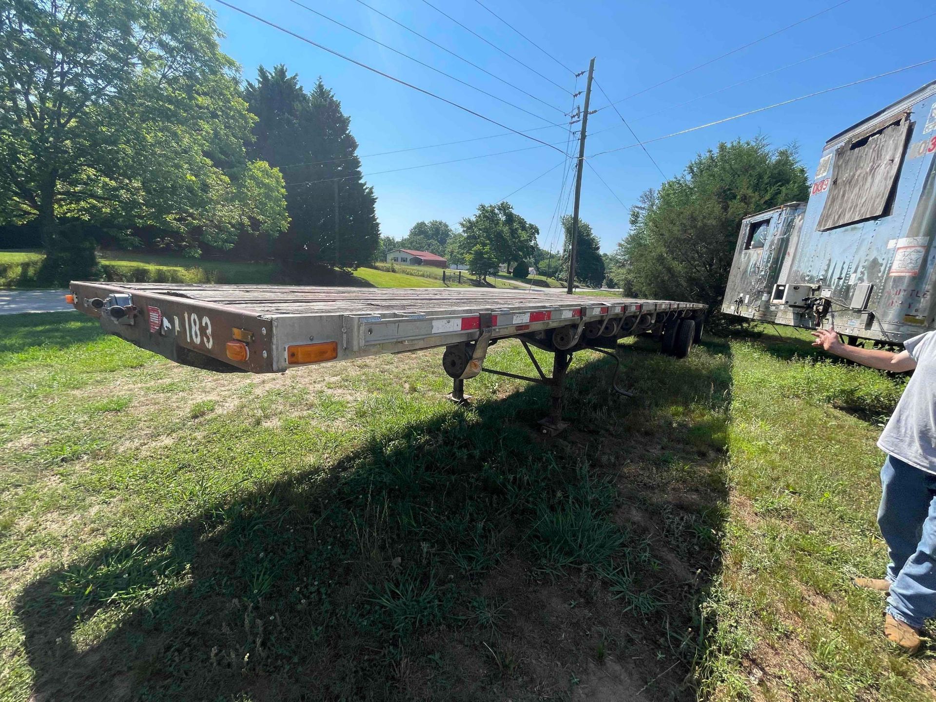 2001 Transcraft TL20 48ft Flatbed Trailer - Image 2 of 24