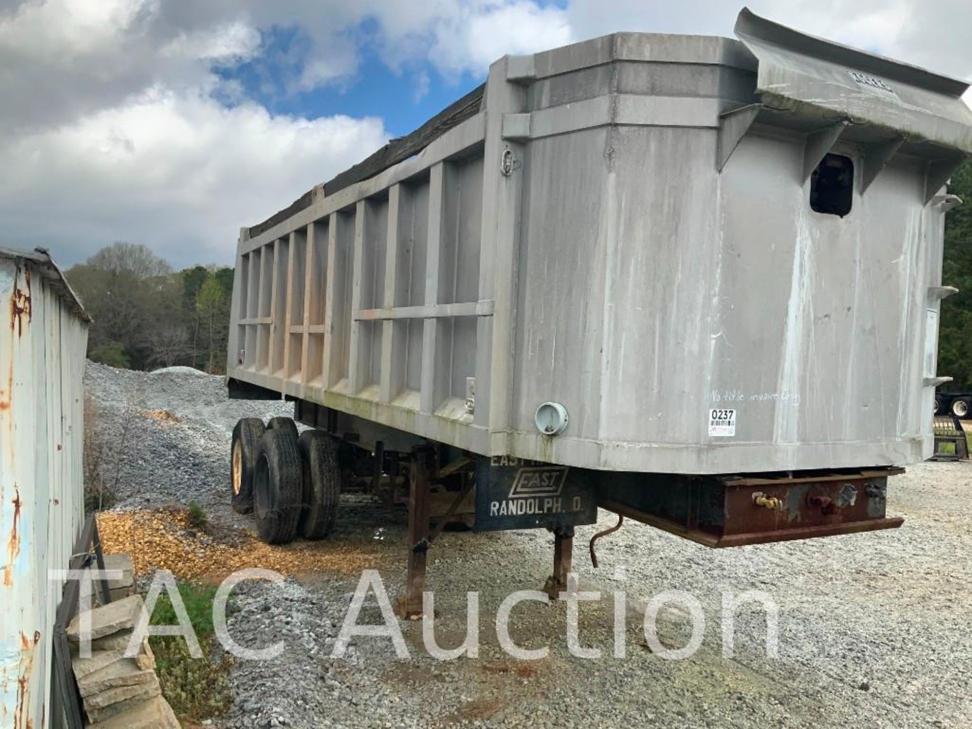 1985 Rogers Aluminum 24ft Dump Trailer