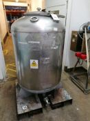 2 stainless steel Grundy tanks