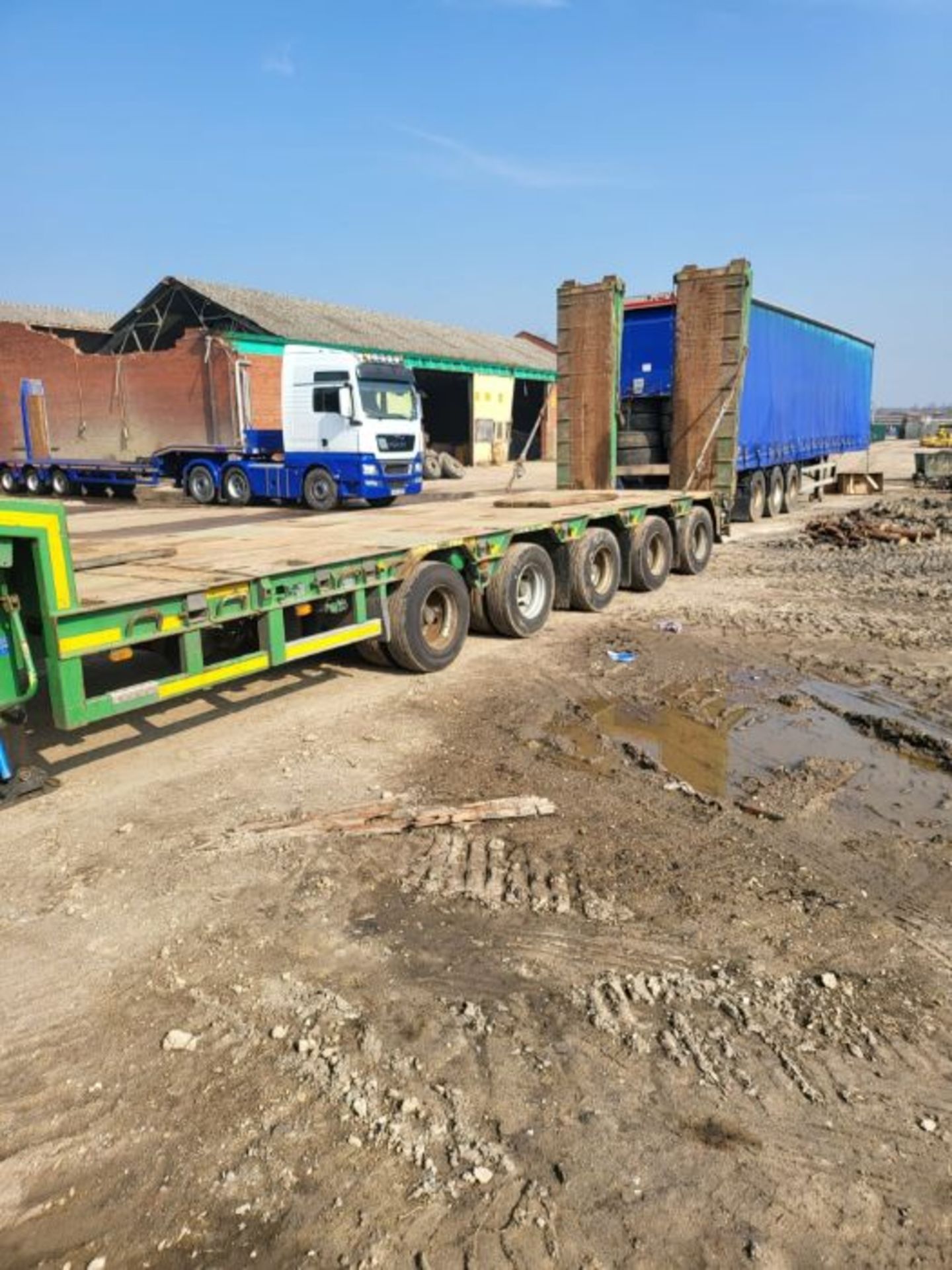 Goldhofer 5 axle STZ-L5-54 extender trailer (2012)