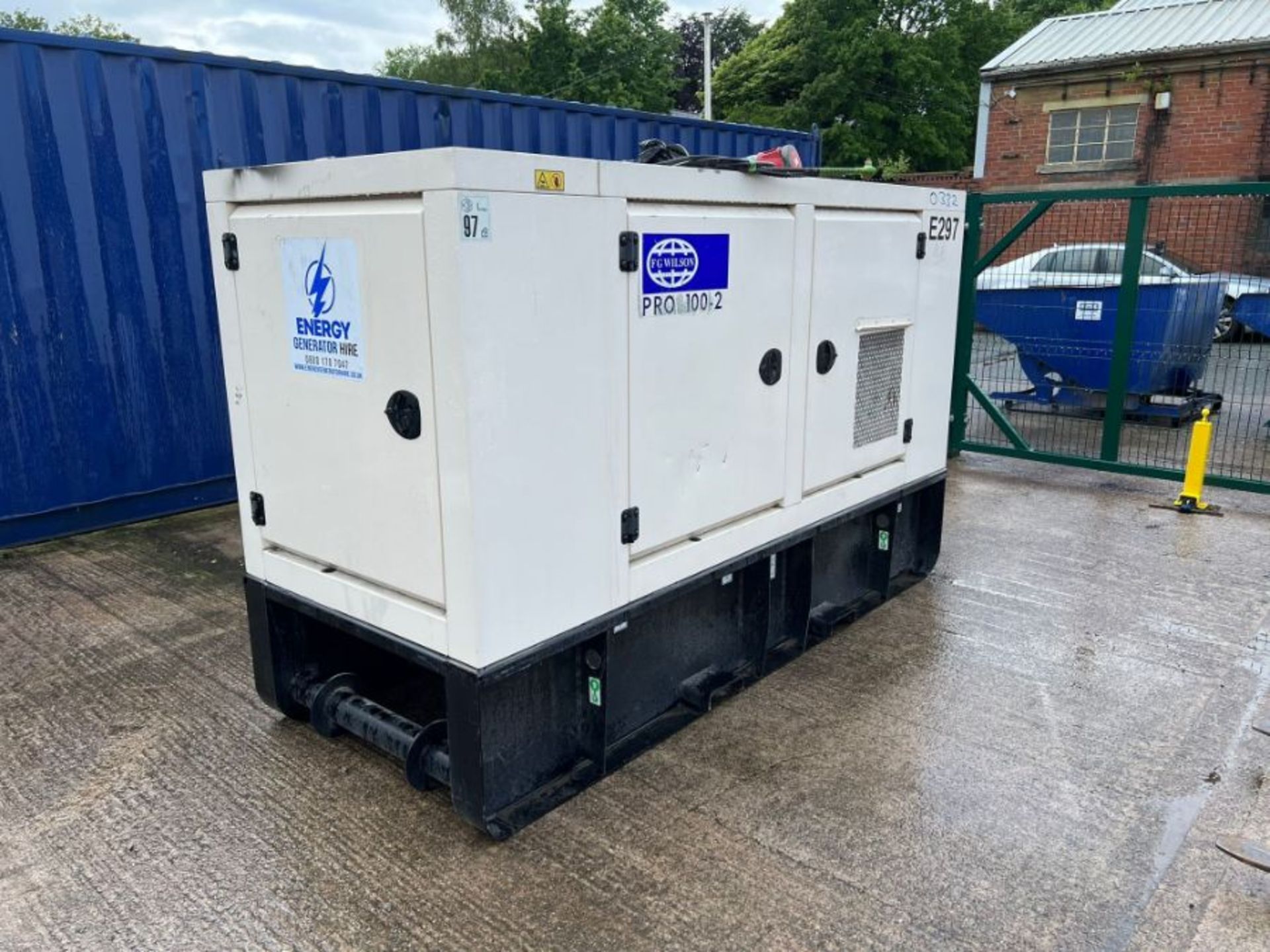 FG Wilson Pro100-2 100kva rental spec generator (2021) - Ref E297 - Image 3 of 14