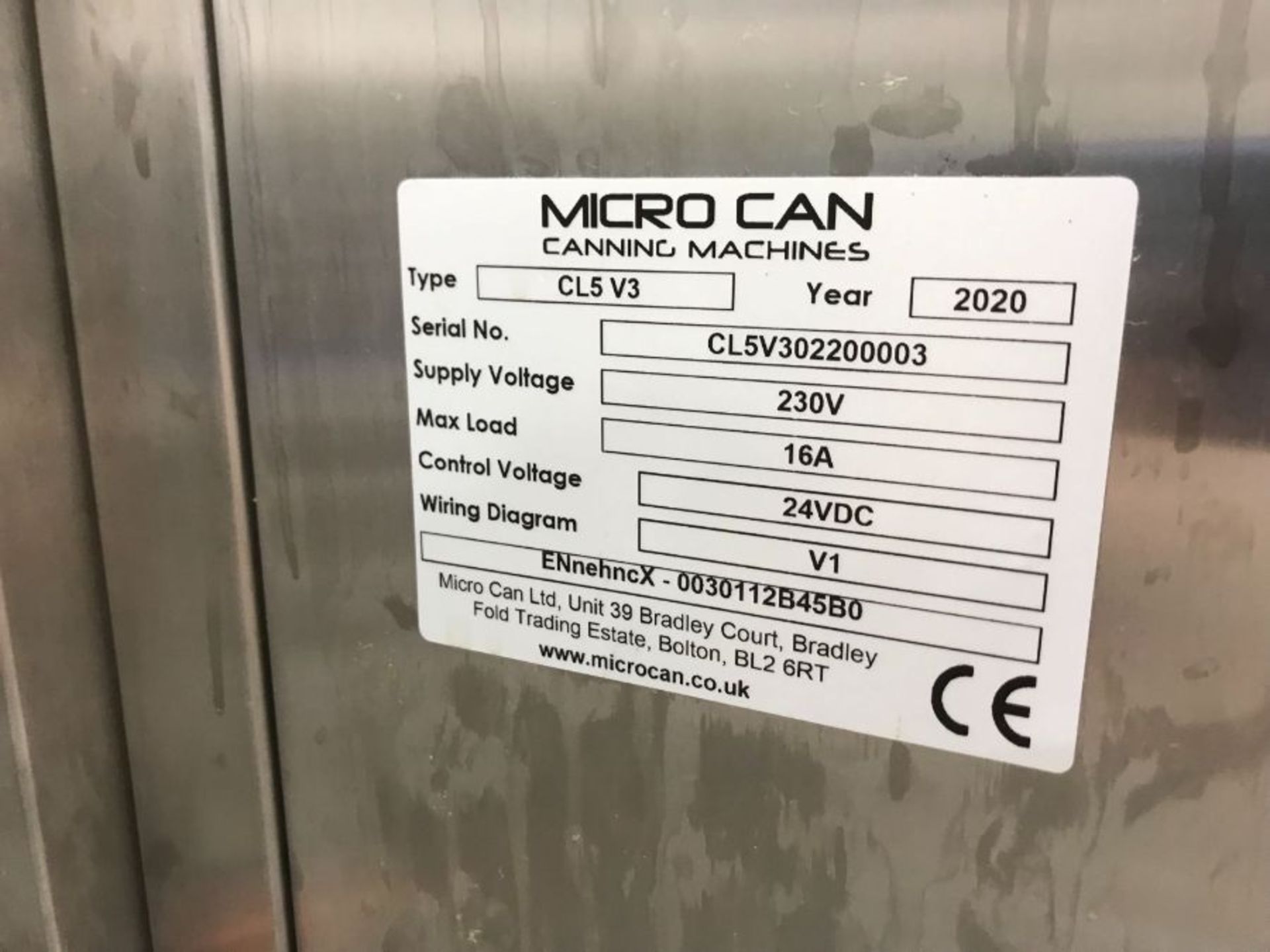 Micro Can Canning Machines CL5V3 linear can filling and seaming machine (2020) - Image 9 of 10