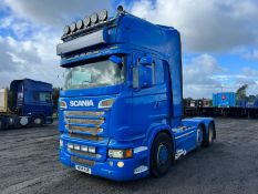 Scania R520 Euro 6 6x2 V8 tractor unit. MK14 KER