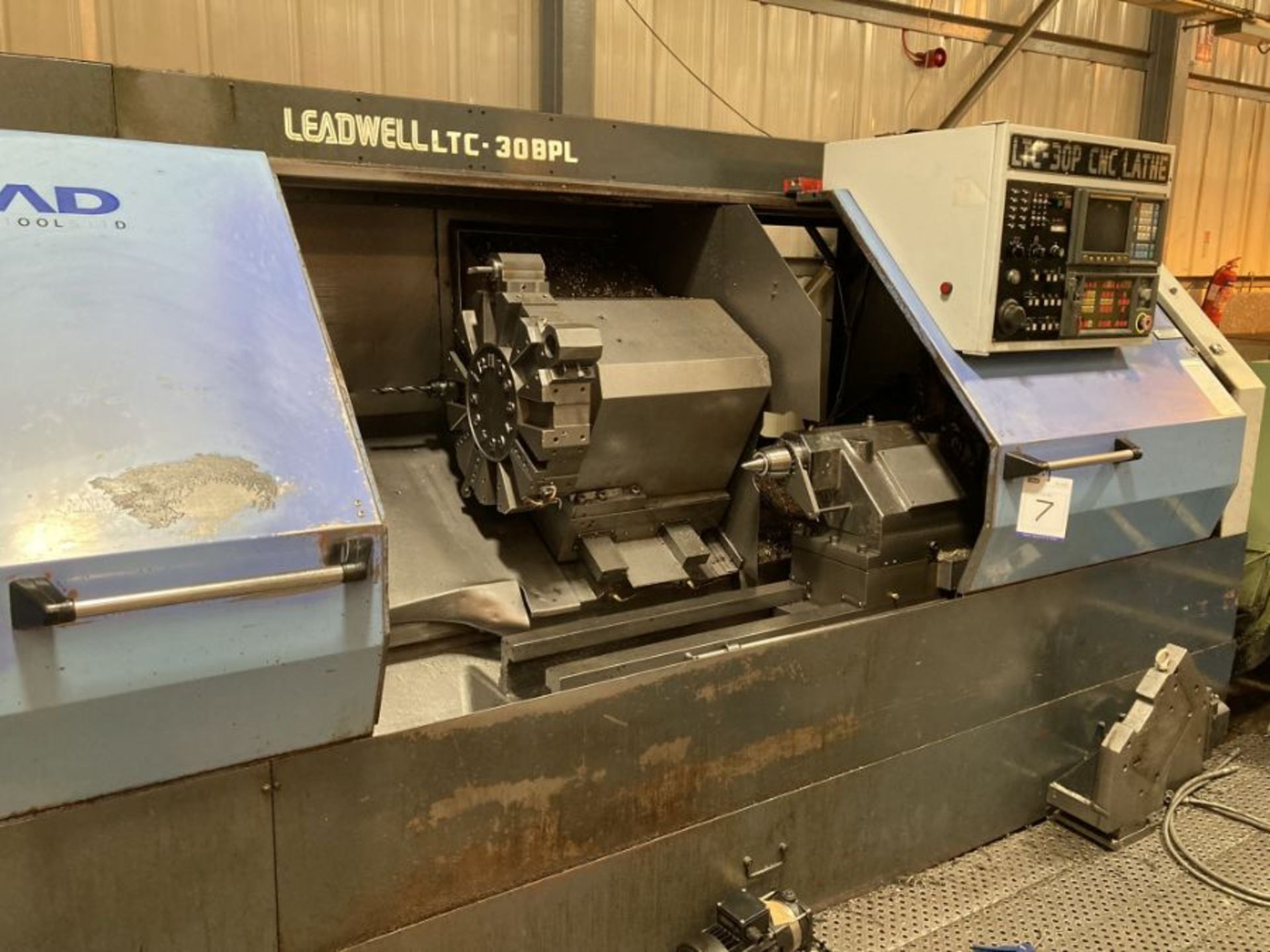 Leadwell model LTC-30BPL CNC lathe (1997) - Image 5 of 15