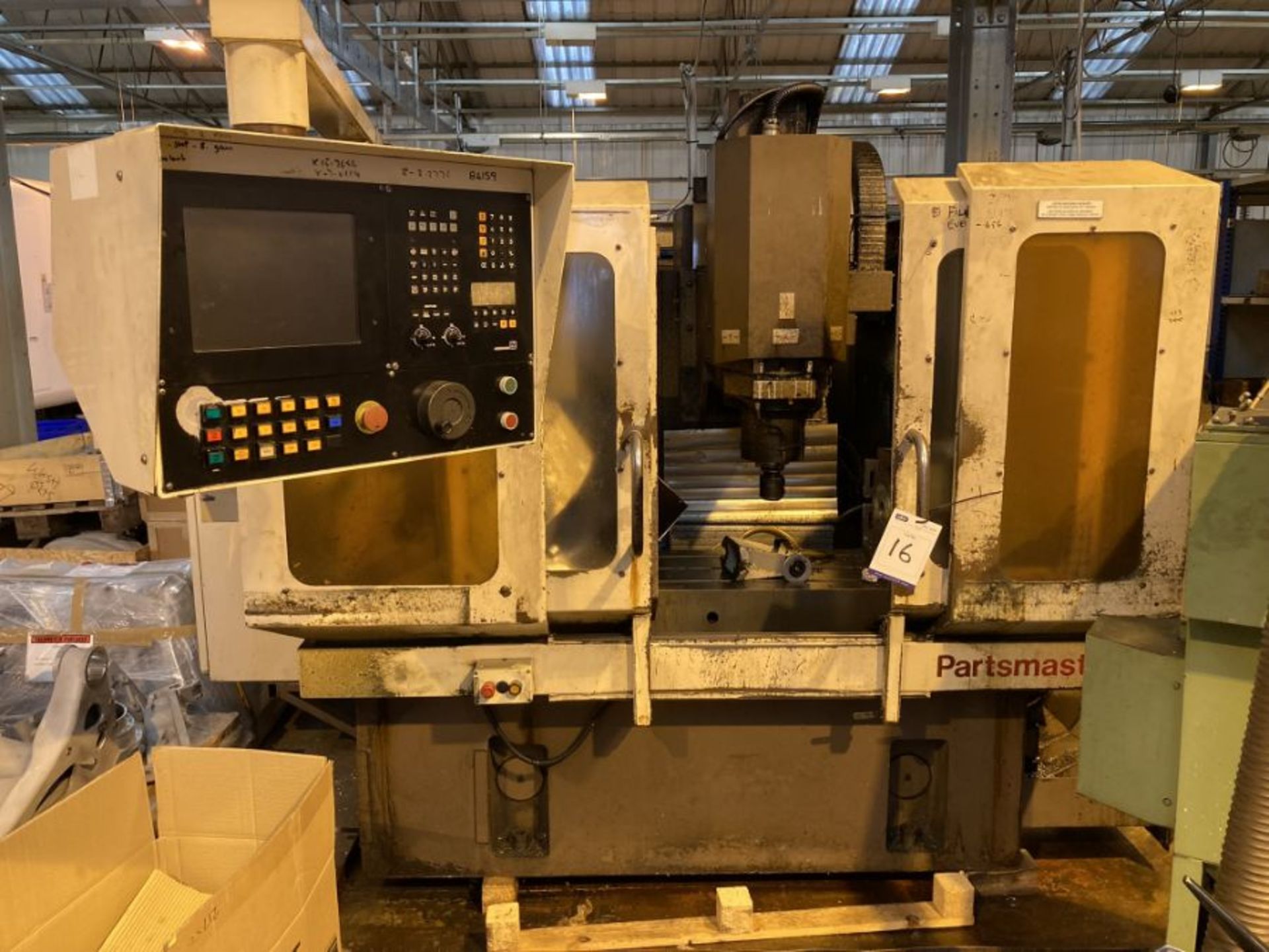 Beaver Partsmaster vertical machining centre (Sold with all faults)