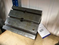 Adjustable angle plate 10" x 8" with T-slots