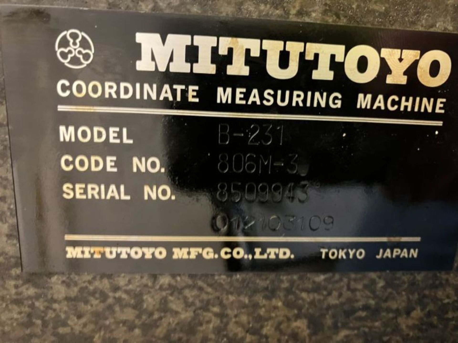 Mitutoyo B231 co-ordinate measuring machine - Image 4 of 5