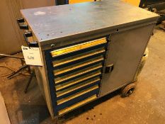 Mobile tool cabinet and contents