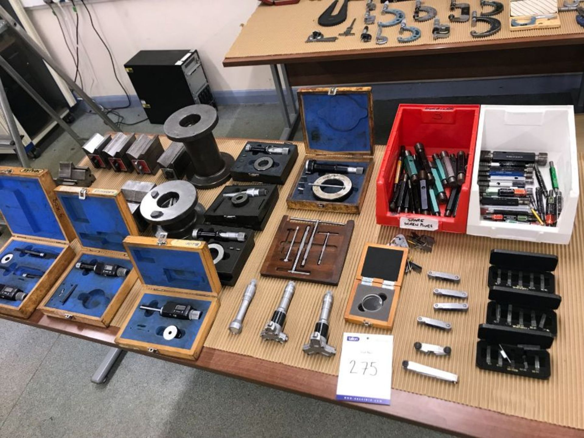 Assorted inspection equipment