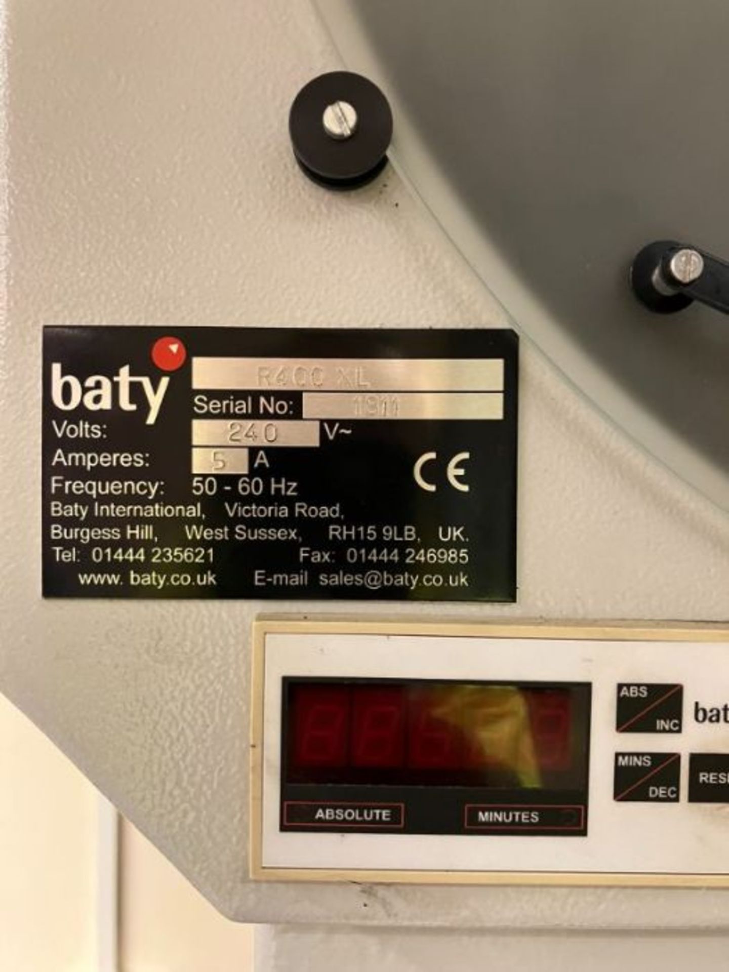 Baty R400 shadowgraph - Image 4 of 4