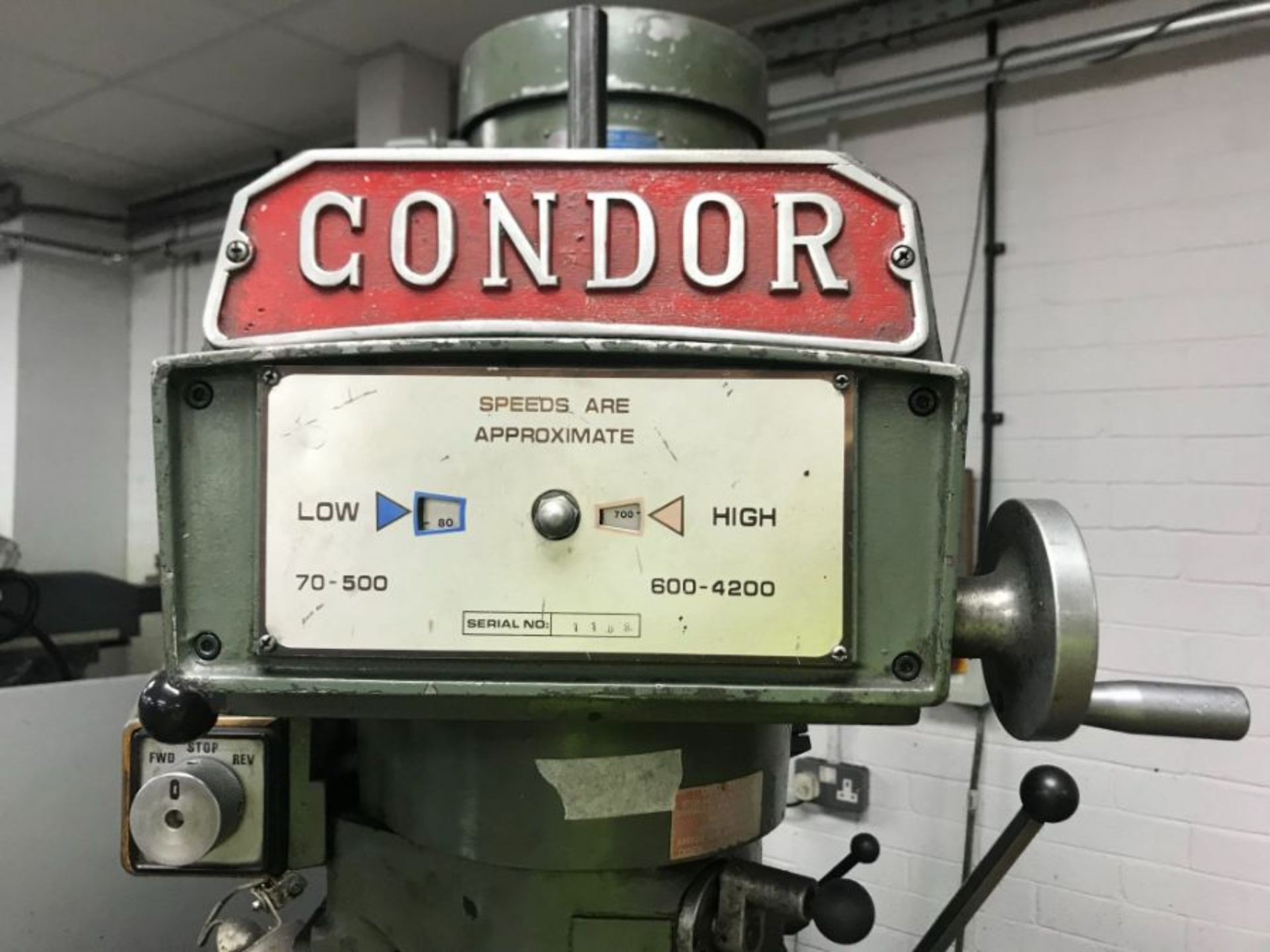 Condor 1050KV milling machine - Image 8 of 10