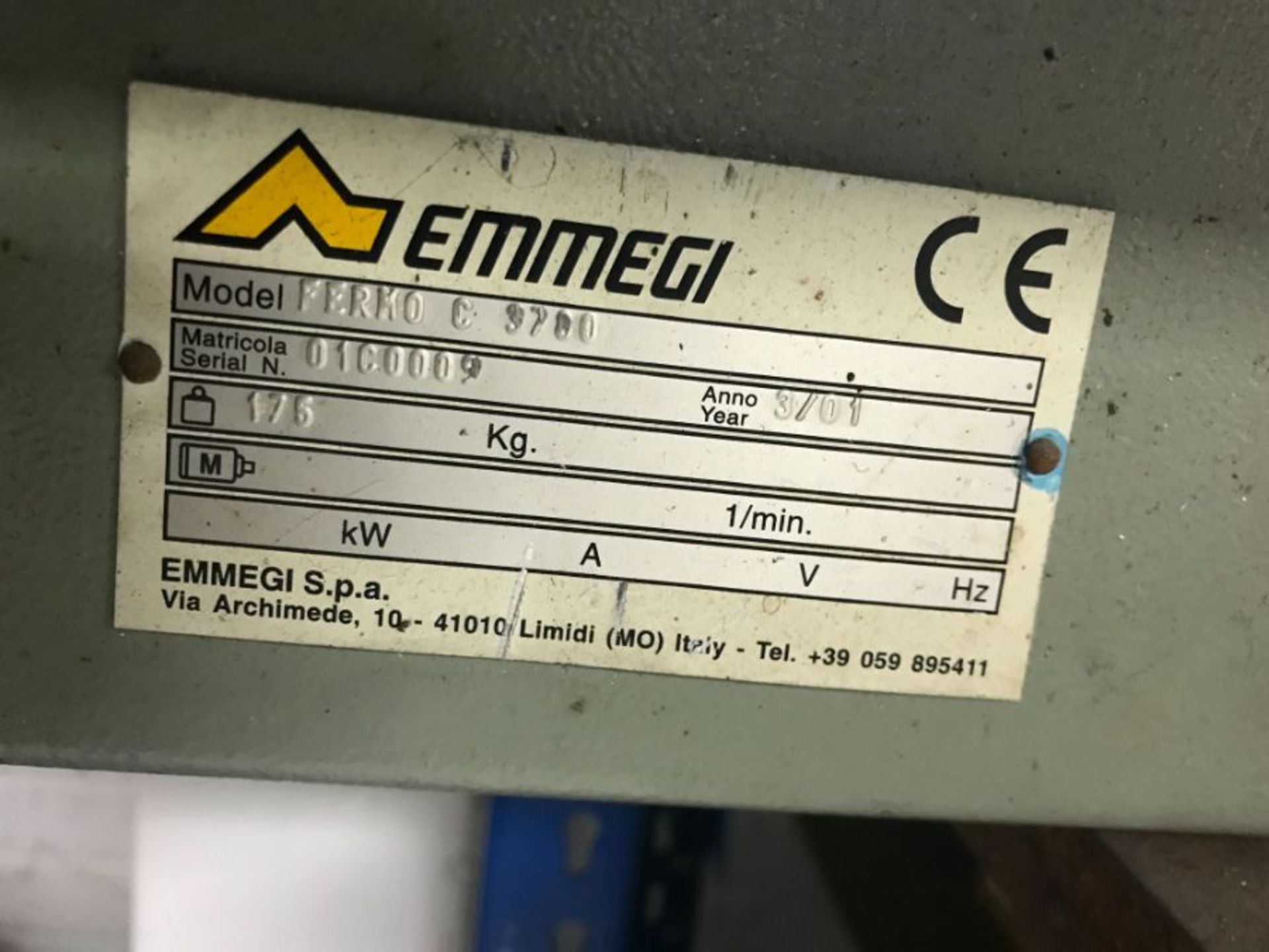 Emmegi 400 SCA/a/p aluminium cut-off saw - Image 6 of 10