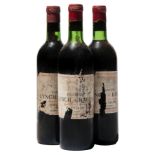 3 bottles 1970 Ch Lynch Bages