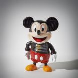 Katherine Bernhardt (American 1975-), 'What's Up (Mickey)', 2020, hand dry-brush painted resin