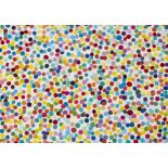 Damien Hirst (British 1965-), '7231. I Went To Sleep Watching (The Currency)', 2016, enamel paint on