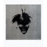 Gavin Turk (British 1967-), Me as Him" (silver leaf), 200649.5 x 41.5 cmedition 6/20, signed and