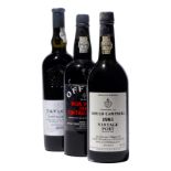 5 bottles Mixed Vintage Port