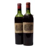 2 bottles 1945 Ch Lafite-Rothschild