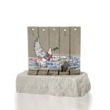 Banksy (British 1974-), 'Walled Off Hotel - Five-Part Souvenir Wall Section (Peace Dove)'