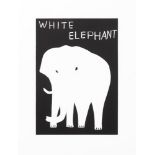 David Shrigley (British 1968-), White Elephant, 2021